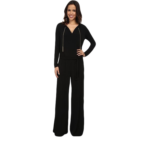 Michael Kors Chain-Neck-Matte Jersey Jumpsuit XS - Picture 3 of 7